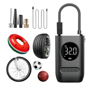 Inflador De Llantas Portable Compresor Carro Moto Balon