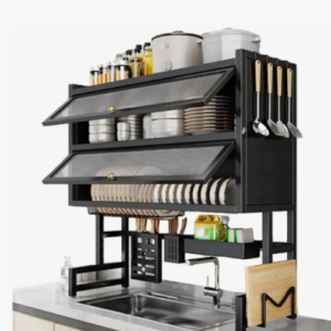 Escurridor De Platos Doble Tapa 65cm