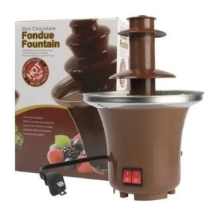 Fuente de Chocolate 3 Pisos Circulo Party Acero Inoxidable 700g