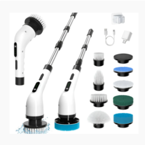 Depurador Cepillo Electrico Giratorio Para Limpieza 9 En 1 Intercambiable